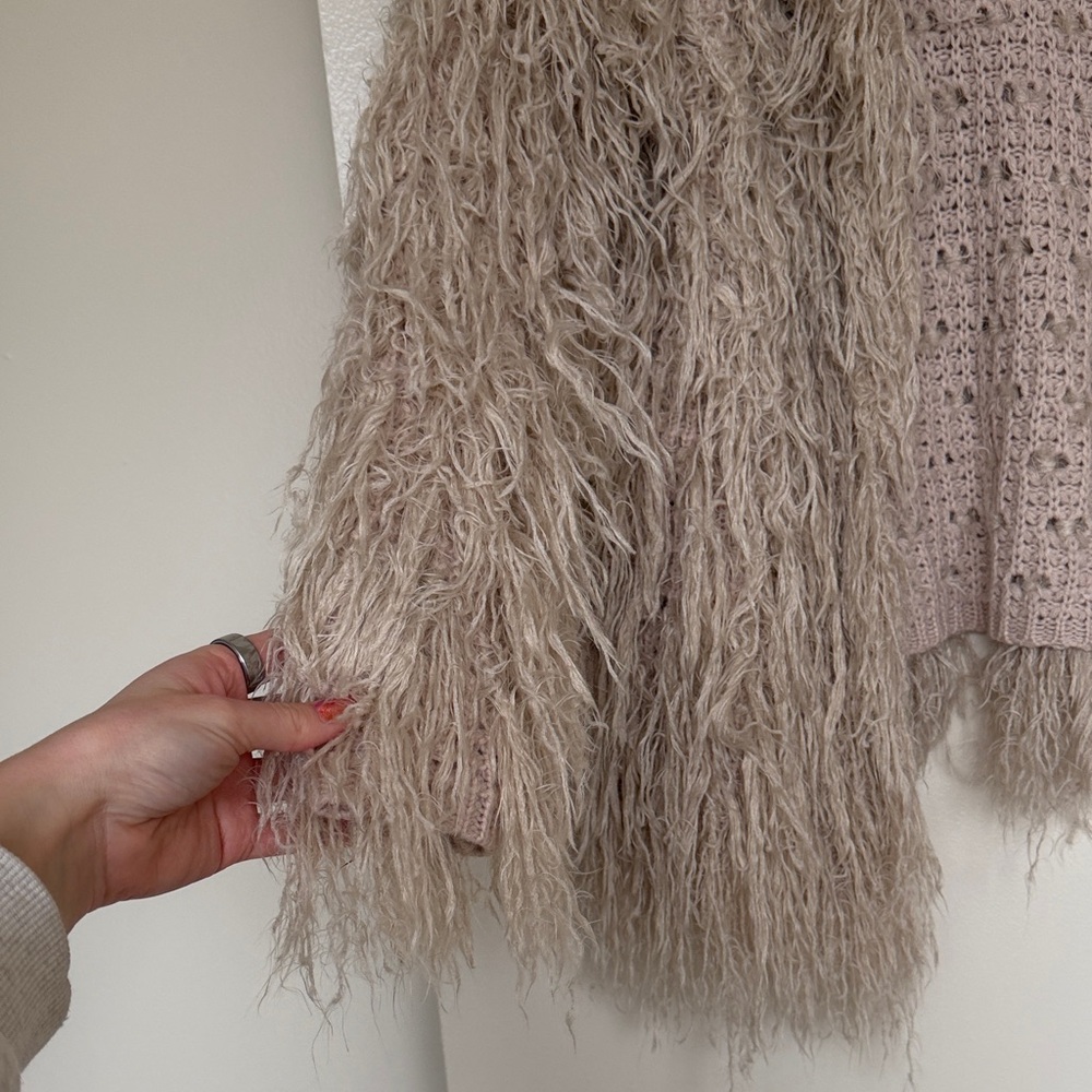 Free People Faithfully Shaggy Cardigan - Picture 5 of 6
